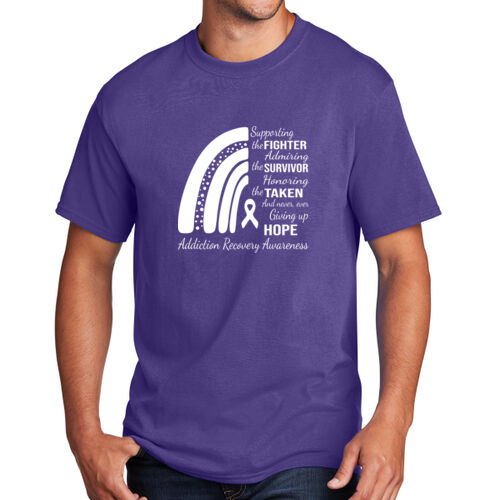 Edgar County Recovery Design ER1 on a Port & Company® - Core Cotton Tee Thumbnail
